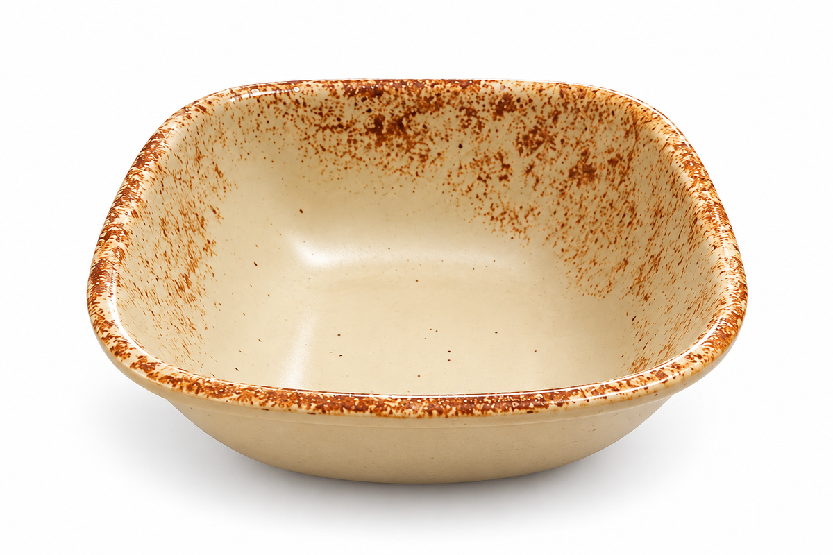 4.8" Square Water-Pattern Bowl