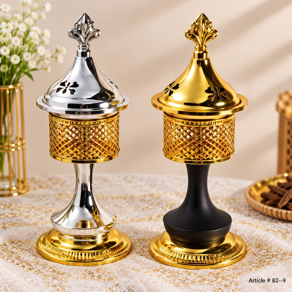 Ornate Lattice Decorative Burner