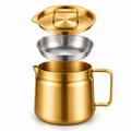 Eagle-Spout Gold Oil Filter Pot