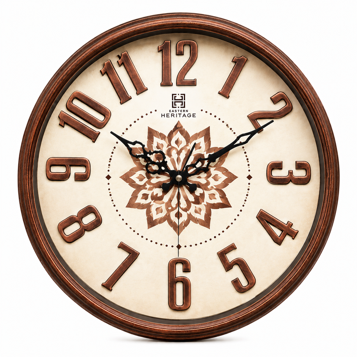 HERITAGE WALL CLOCK SUNSET PLAIN 15"