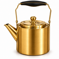 Gold Straight-Sided Elegant Kettle - 1.8 L