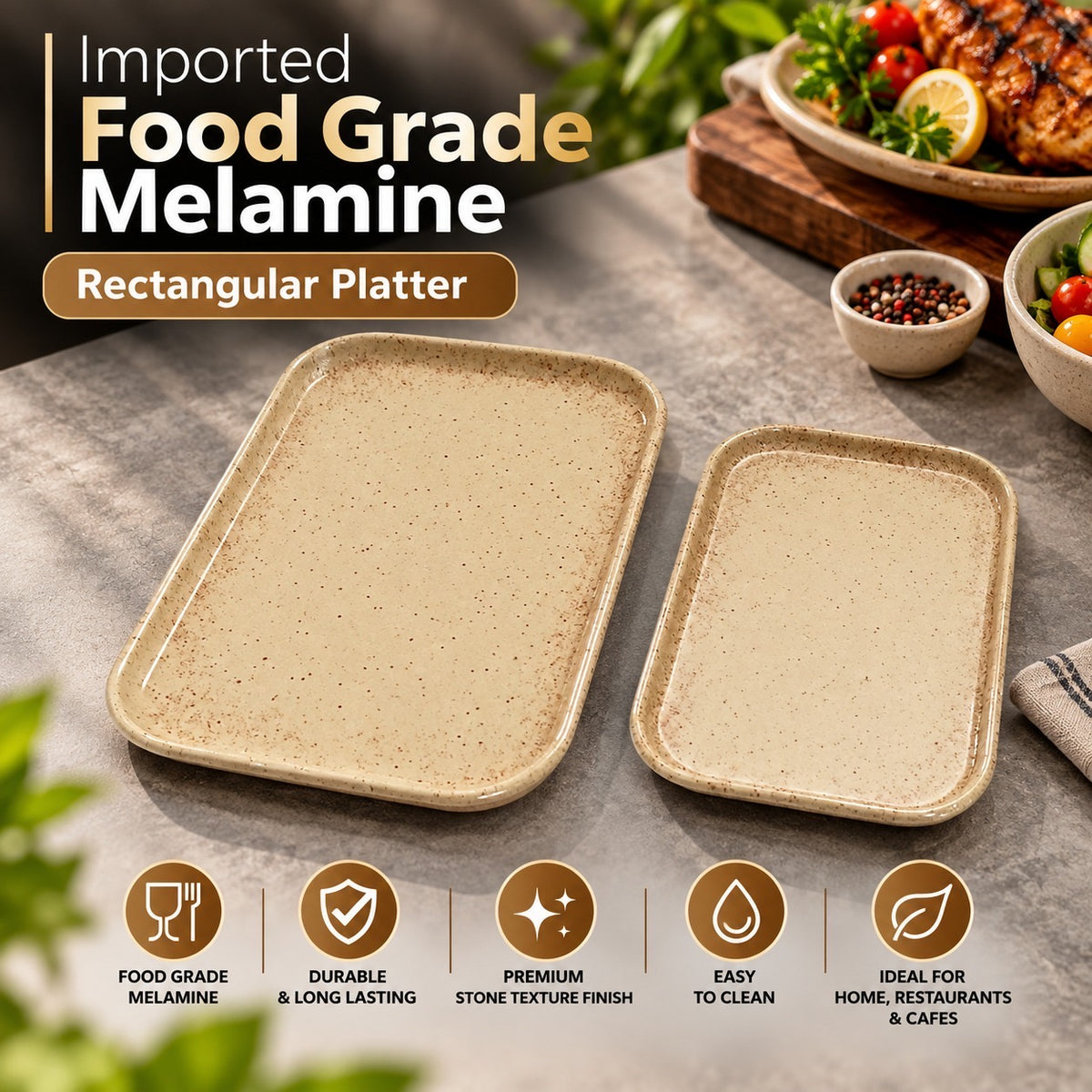 8" Rectangular Platter