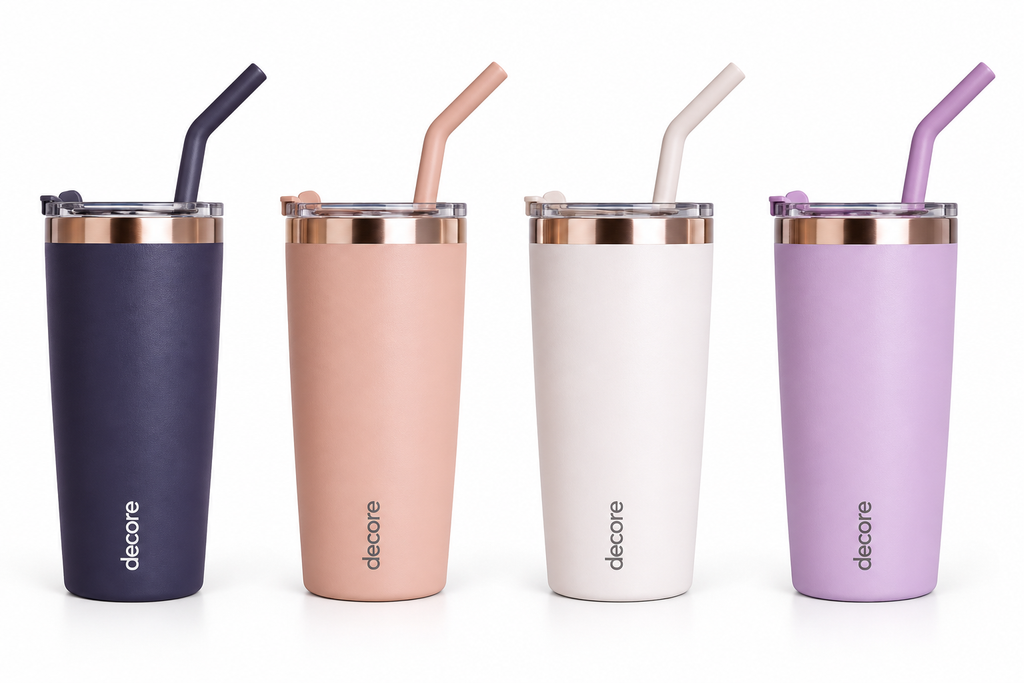 Decor®
Smoothie & Coffee Tumbler, Double Wall Stainless Steel, 650ml
