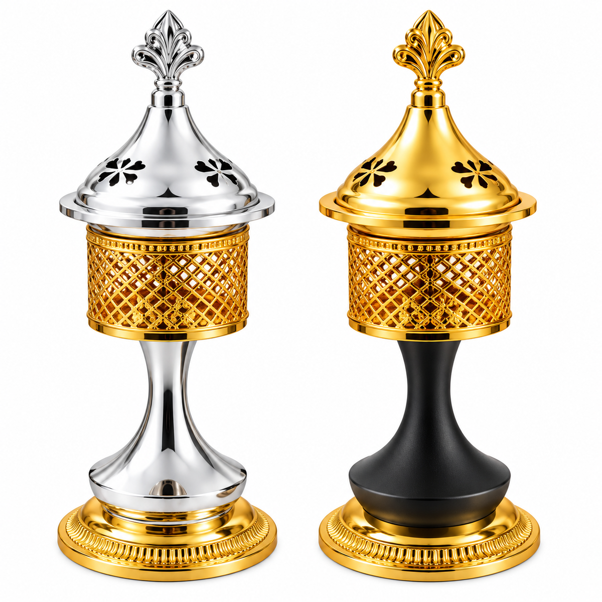 Ornate Lattice Decorative Burner