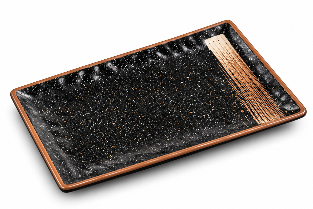 14" Rectangular Matte Tray with Legs (85--9)
