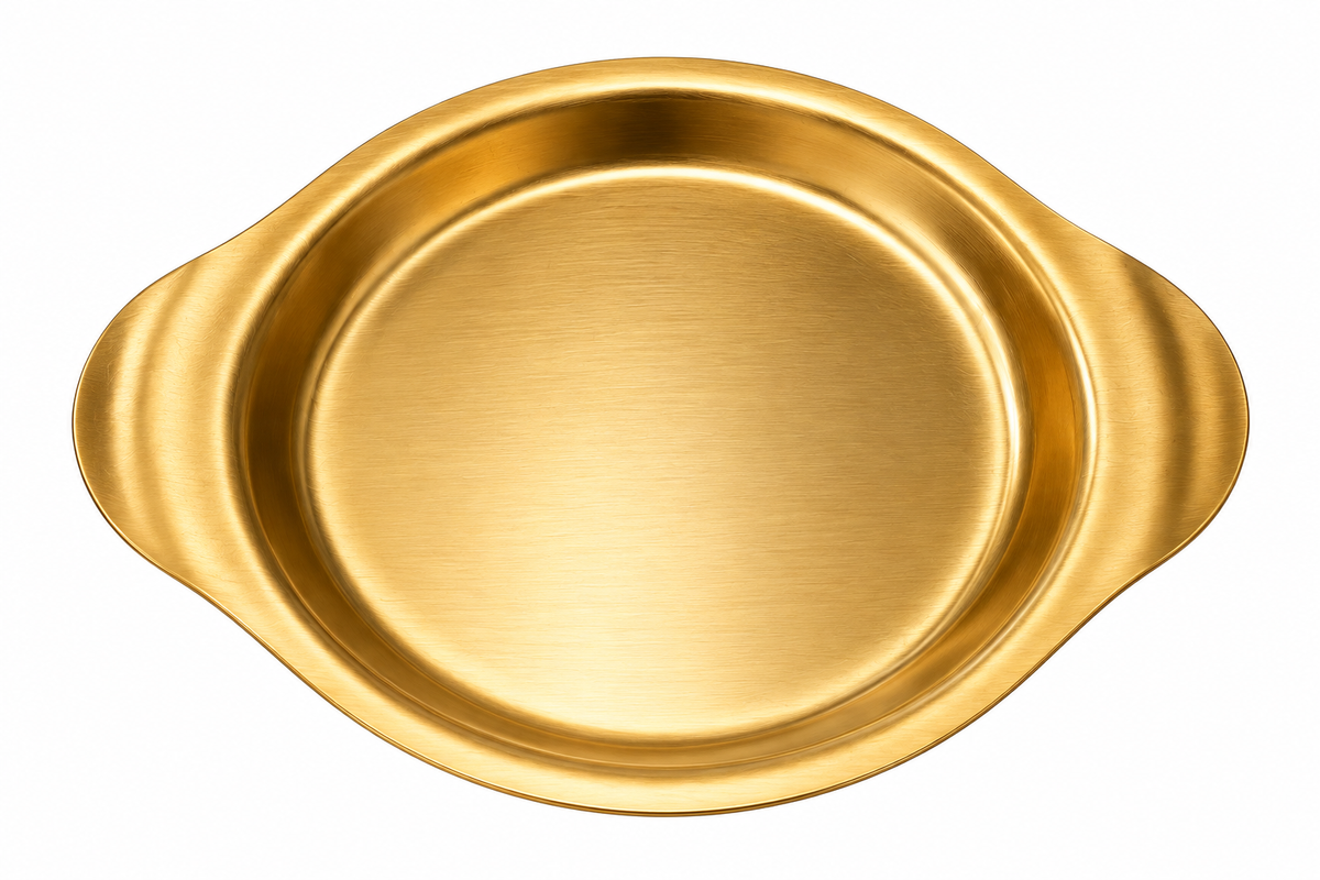 Gold Stainless-Steel Butterfly Tray