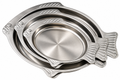 Fish-Shaped Stainless-Steel Multipurpose Tray