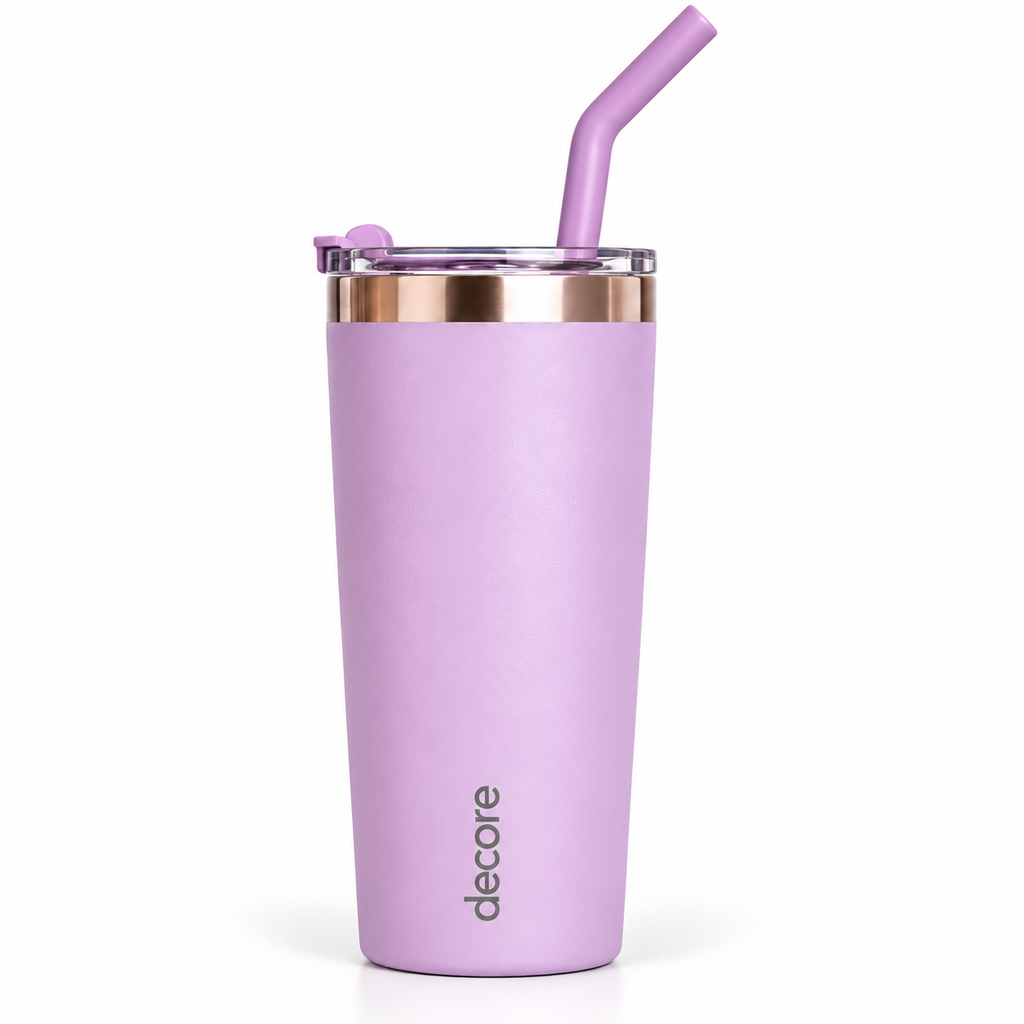 Decor®
Smoothie & Coffee Tumbler, Double Wall Stainless Steel, 650ml