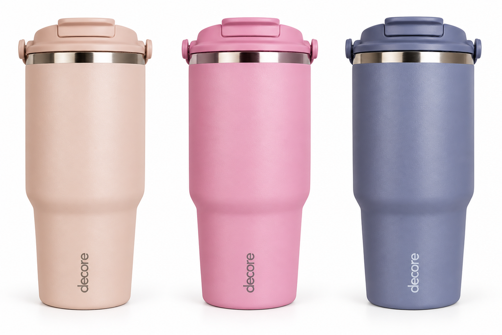 Decor®
2-in-1 Travel Tumbler Double Wall Stainless Steel 900ml