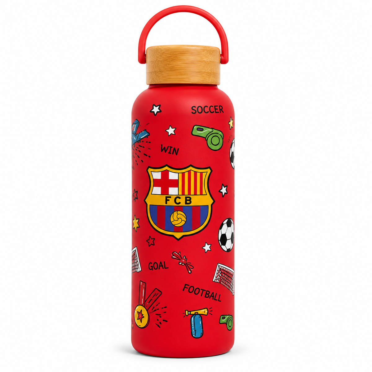 Football Fan 500ml Water Bottle