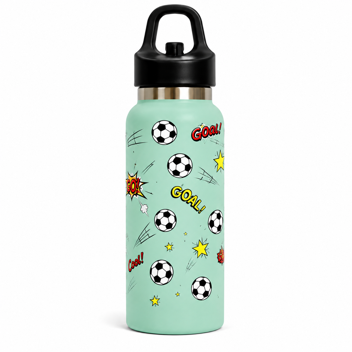 Goal Soccer Sports Water Bottle – 3 Colours