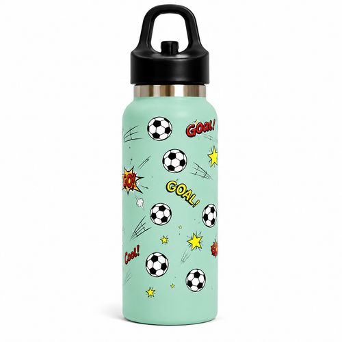 Goal Soccer Sports Water Bottle – 3 Colours