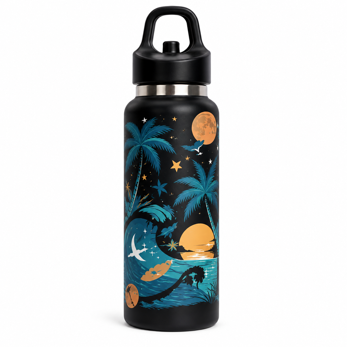 Scenic Print Water Bottle – 680ml