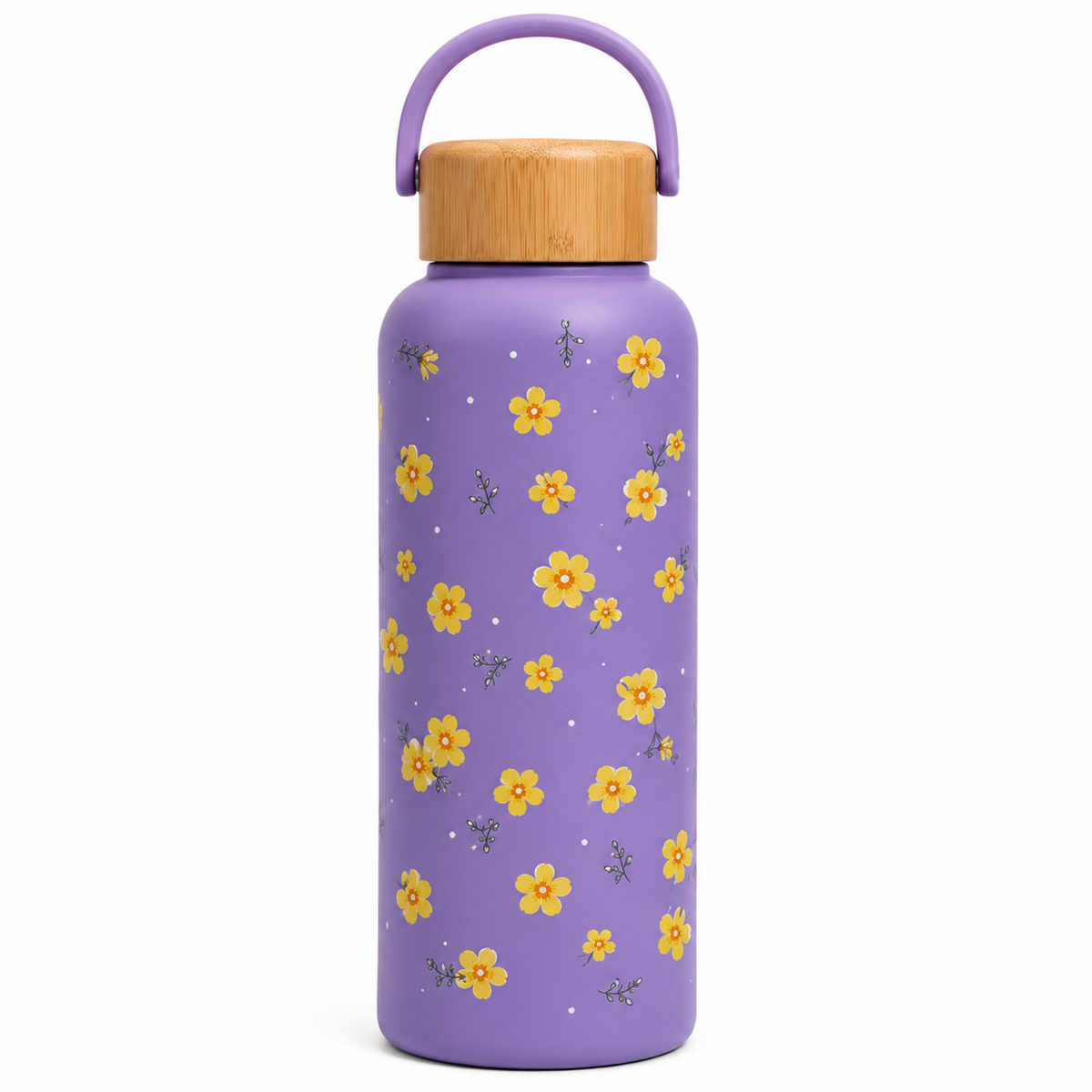 Floral Elegance Water Bottle – 680ml 🌸✨