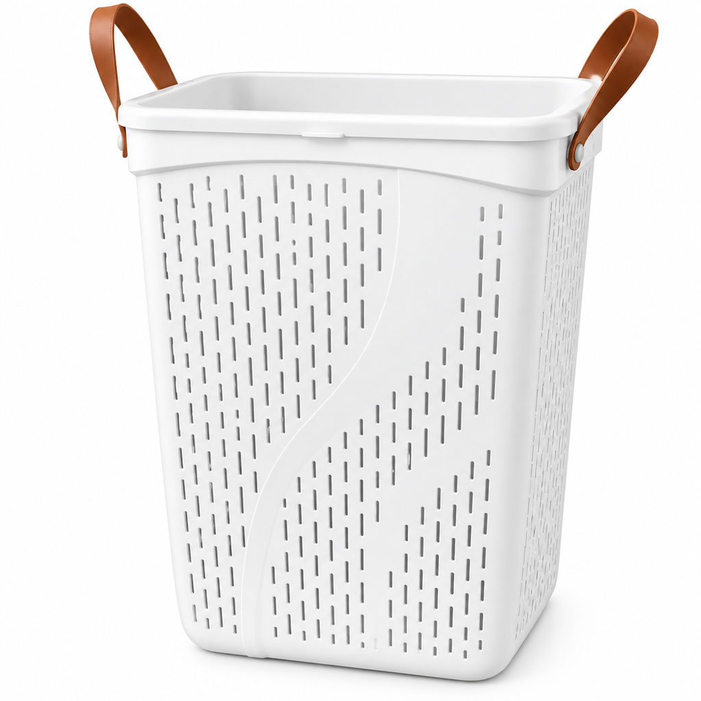 Multi-Purpose Storage Basket with Handles – Ventilated Laundry & Organizer Basket