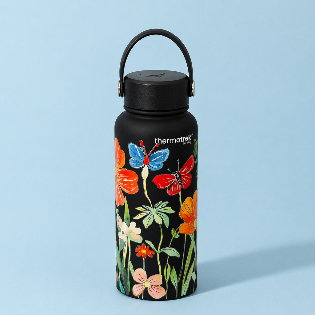 Thermotrek Botanic Floral Sports Bottle 950ml