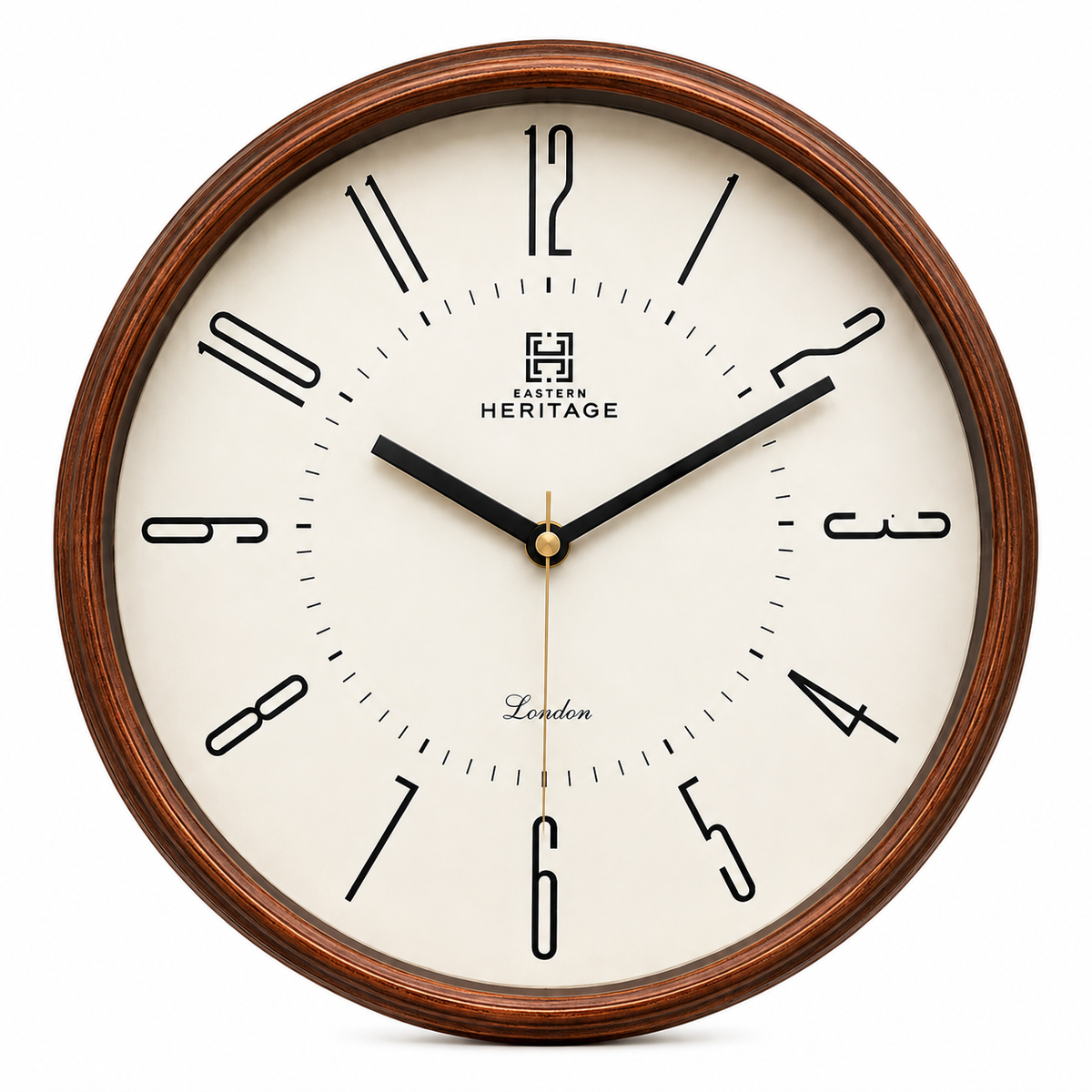 HERITAGE WALL CLOCK SUNSET PLAIN 15"