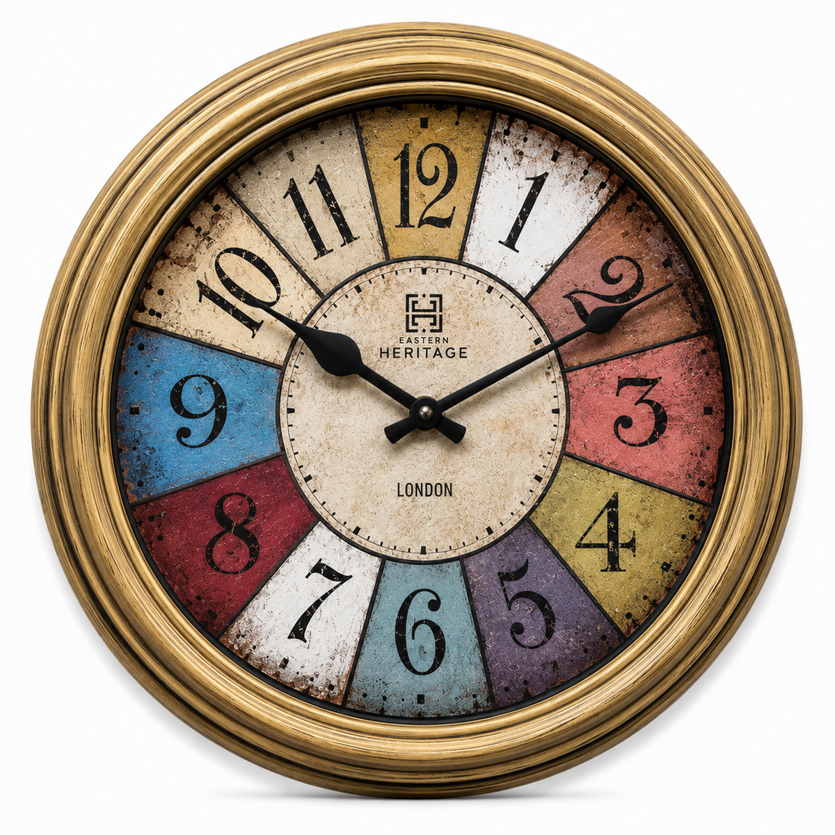 HERITAGE WALL CLOCK SQUAT 10.75"